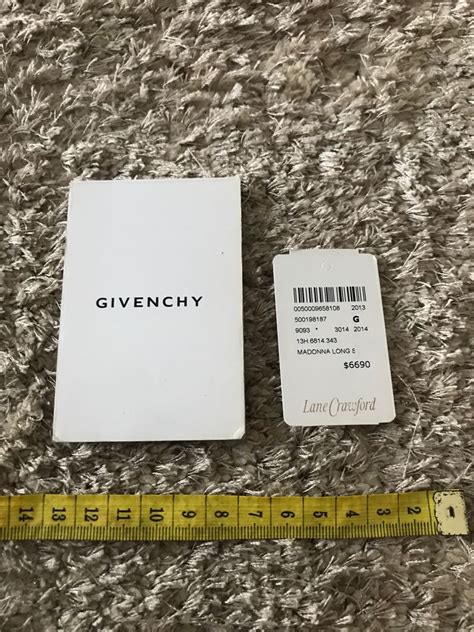 authentic givenchy tags